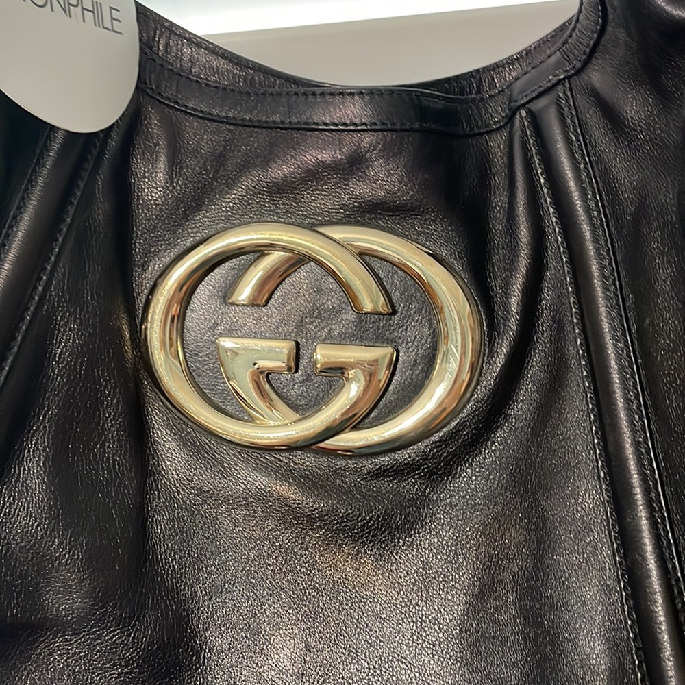 Authentic Gucci BRiTT Black Hobo Handbag - Picture 2 of 5